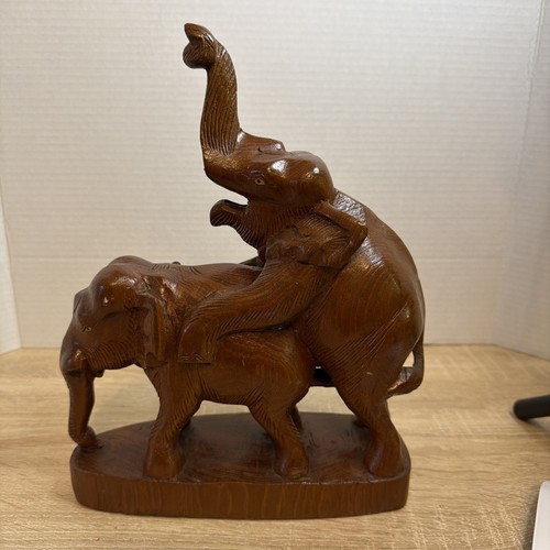 Vintage hand carved - carved, wooden