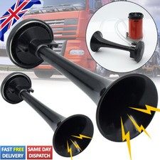 135db Loud Twin Trumpet Air Horn Compressor For Car Truck Boat Train Universal