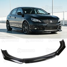 Glossy Black Front Bumper Lip