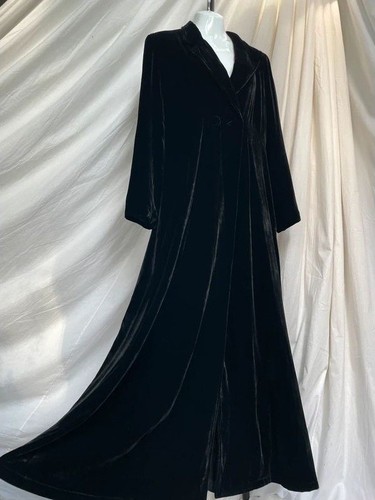 Vintage 90s 00s black silk - vintage,