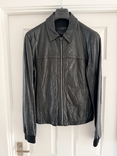 All saints men black - all, leather