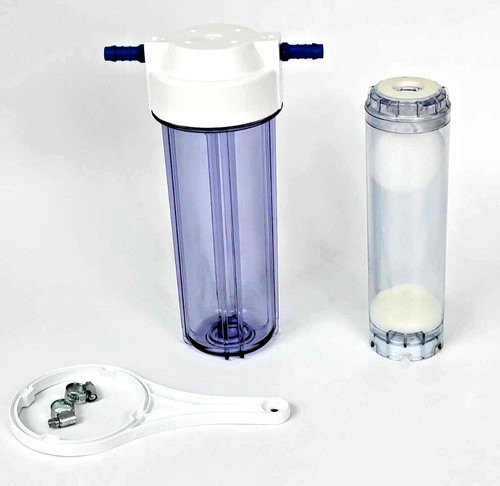 Single fluidised bed filter - bed,