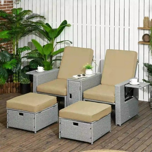 Recliner rattan sun - sun, lounger