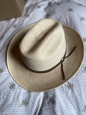 Sun Body Hats Palm Leaf Western Hat Men's Size 7 1/4 Or 58 cm