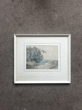 19th Century Antique Watercolour Painting By George Barrett