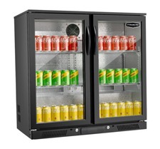 2 HINGED DOOR BAR FRIDGE