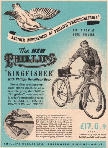 Vintage phillips kingfisher - phillips,
