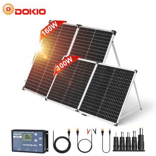 Dokio 100w 160w 12v foldable - 160w,