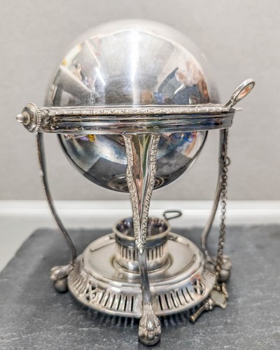 Antique silver plated egg - 4,