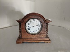 Oak Barley Twist 8 Day Mantel