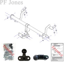 Tow-Trust Towbar for Vauxhall Combo Van L2 (XL) 2018 Onwards - Flange Tow Bar