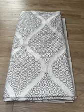 Manuel Canovas  Nidra Pierre Fabric Piece 4Metres Embroidered Cream Grey Curtai