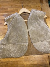 100% Real Sheepskin crop Gilet