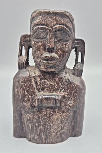 Vintage hand carved wooden - vintage,