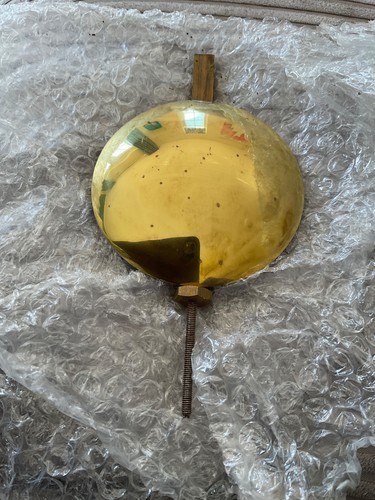 Longcase clock brass faced - longcase,