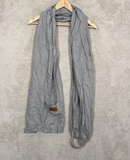 Kyte Baby 100% Linen Ring Sling Gray  Baby Wrap Carrier Pocket