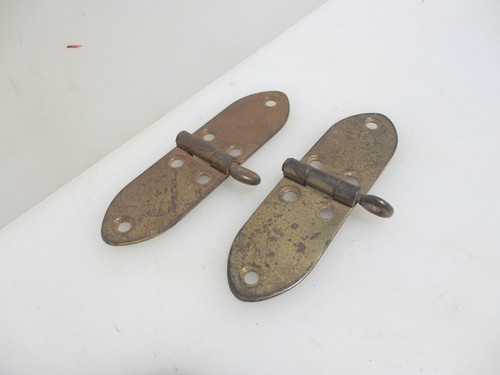Antique iron hinge straps - hinge,