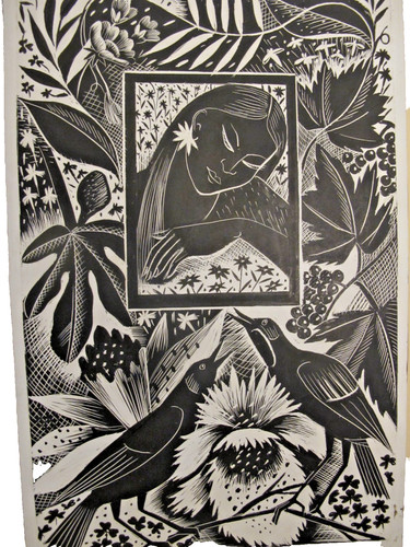 Pair scraperboard ink south - scraperboard,