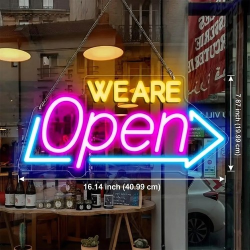 Led neon open - open, signs