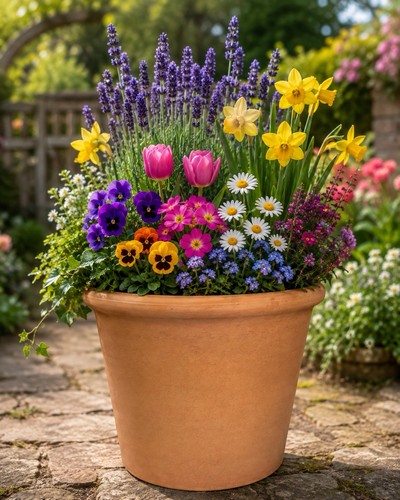 Large terracotta pot - x-large,
