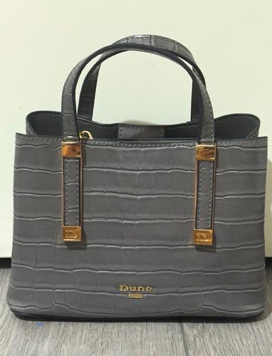 Dune london grey croc embossed - dune,