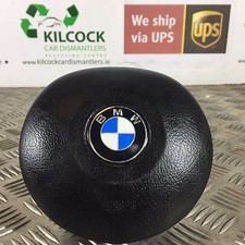BMW E39 E46 BAG ROUND STEERING WHEEL BLACK 33109680803X FAST POSTAGE