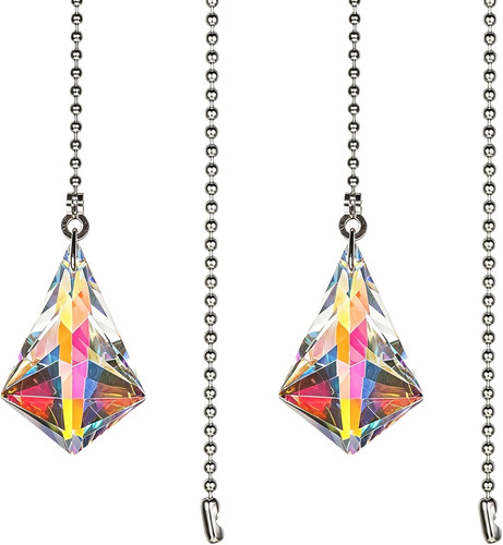 2pcs crystal ceiling - 2pcs, pull