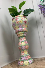 VINTAGE STYLE FLORAL PAINTED