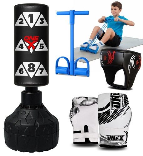 Freestanding punch bag set - bag,