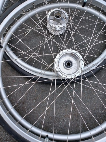 Pair self propelled wheelchair - propelled,