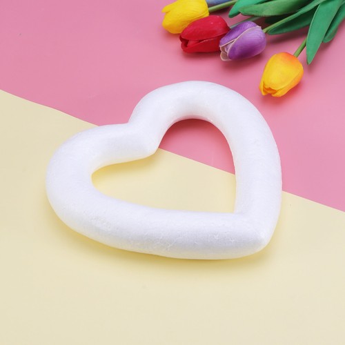 Peach heart foam large - heart,