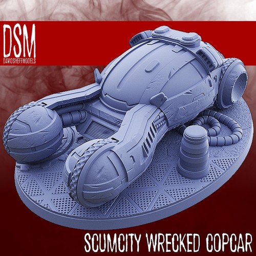 Dsm scum city cops car - scum, road