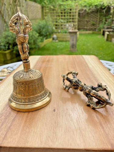 Tibetan bell and dorje set - dorje,
