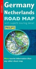 Philip's Road Map of Germany and the Netherlands Sheet map, folded Book The