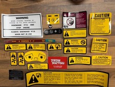 Massey Ferguson 300 Series warning decal set mf tractor stickers transfers 390 