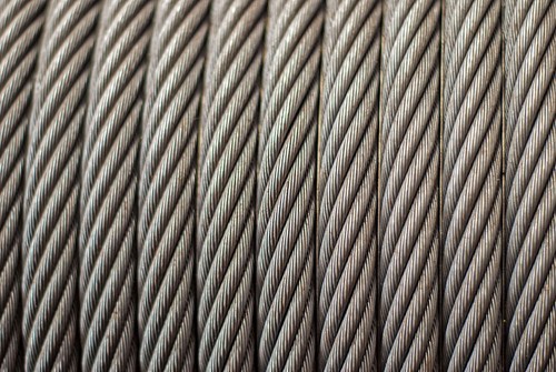 Steel wire rope lifting - steel,