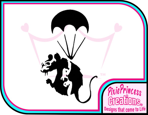 Banksy paratrooper rat - paratrooper,
