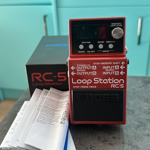 Boss loop station stereo - rc-5,