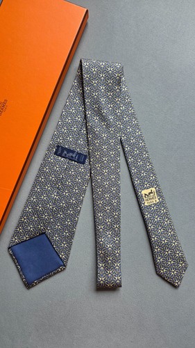 New silk tie hermès paris - tie,