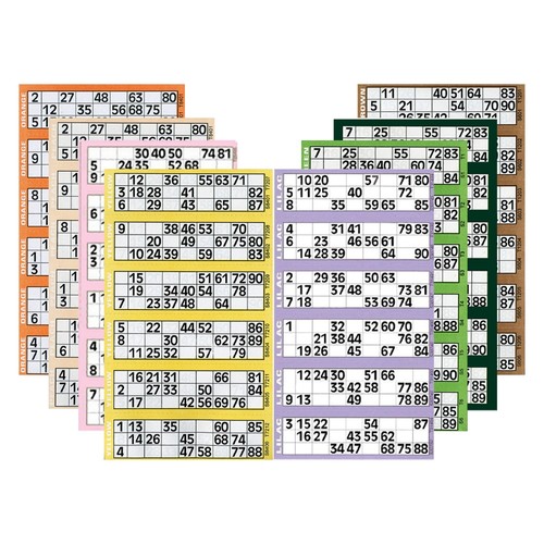 Set bingo tickets - set,
