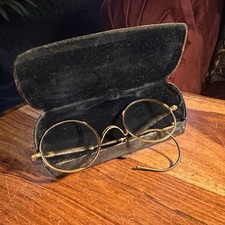 1890s Antique Round Spectacles