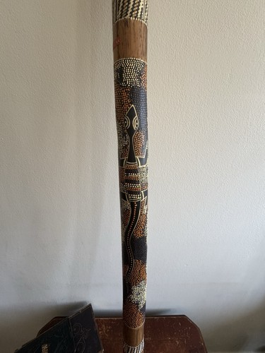 Australian wooden didgeridoo - wooden,