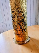 Vintage Embossed brass