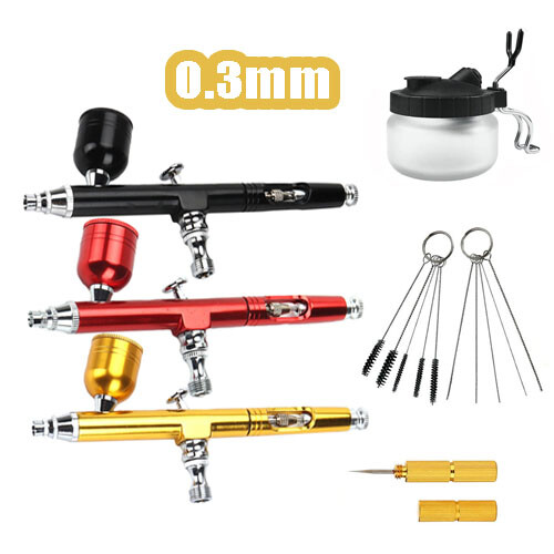 3mm dual action airbrush kit - airbrush,