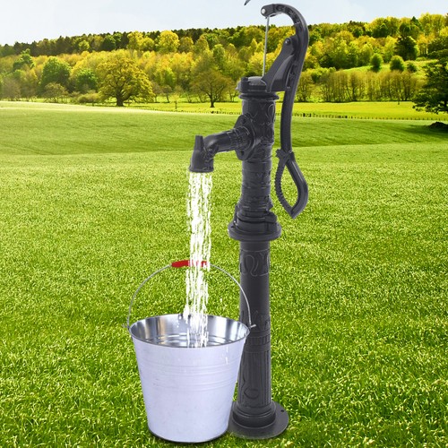 Antique hand water pump - hand,
