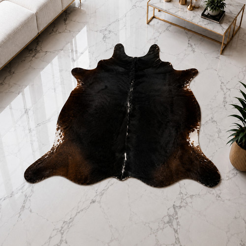 Genuine natural cowhide rug - genuine,