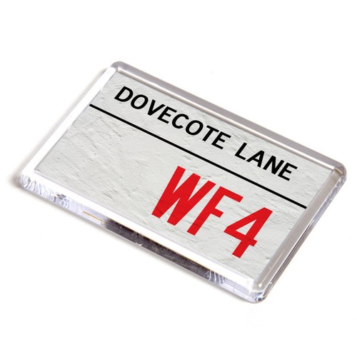 Fridge magnet dovecote lane - dovecote,