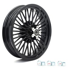16x3 Fat Spoke Rear Wheel Rim for Harley Touring FLHT FLHR Softail Fat Boy FLSTF