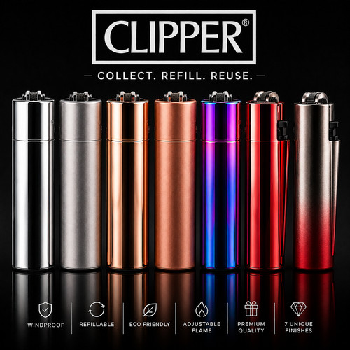 Metal clipper flint - flint, lighters