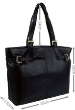 Ladies Soft Leather Large Work Bag by GiGi Classic Handbag
